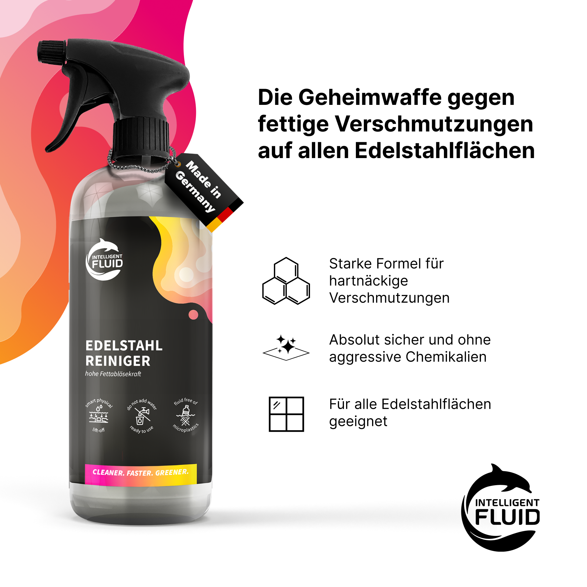 Edelstahlreiniger Spray